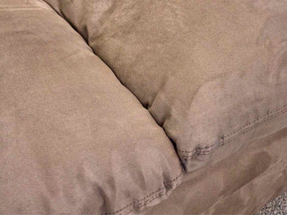 Brown Micro Suede Sofa
