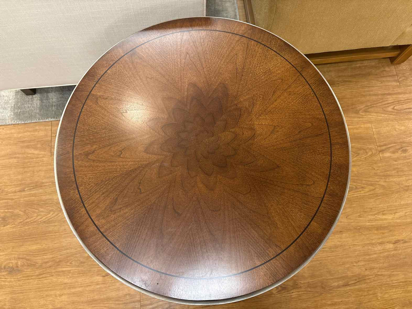 Ethan Allen 'Elton' Side Table on Casters