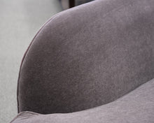 Bright Furniture 3-Piece Curved Sectional in Grey Mohair