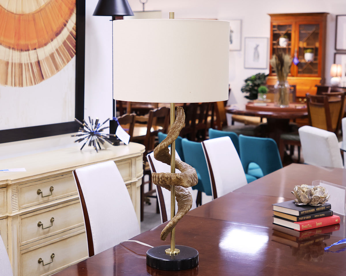 Ram's Horn Table Lamp