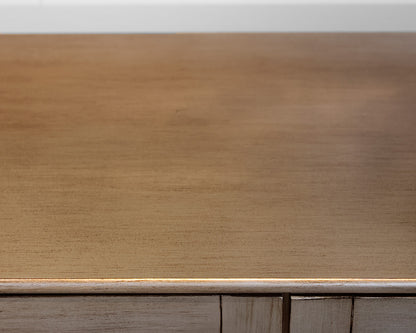 Two-Door Mirrored Console