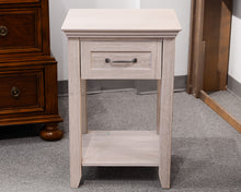 Pottery Barn Hampton Brushed Fog Nightstand