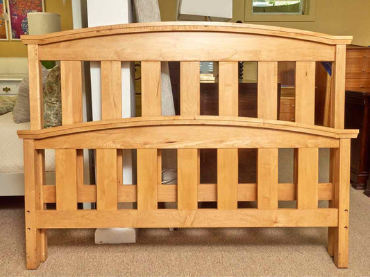 Brown Street Co. Maple Queen Slat Bed