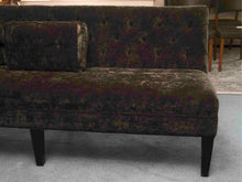 Charcoal Gray Durable Velvet Tufted Back & 3 Toss Pillows  Banquet Settee