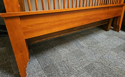 Cherry Mission Style Queen Bed