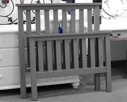 Gray Pottery Barn Kids "Elliott" Twin Bed