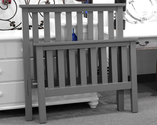Gray Pottery Barn Kids "Elliott" Twin Bed