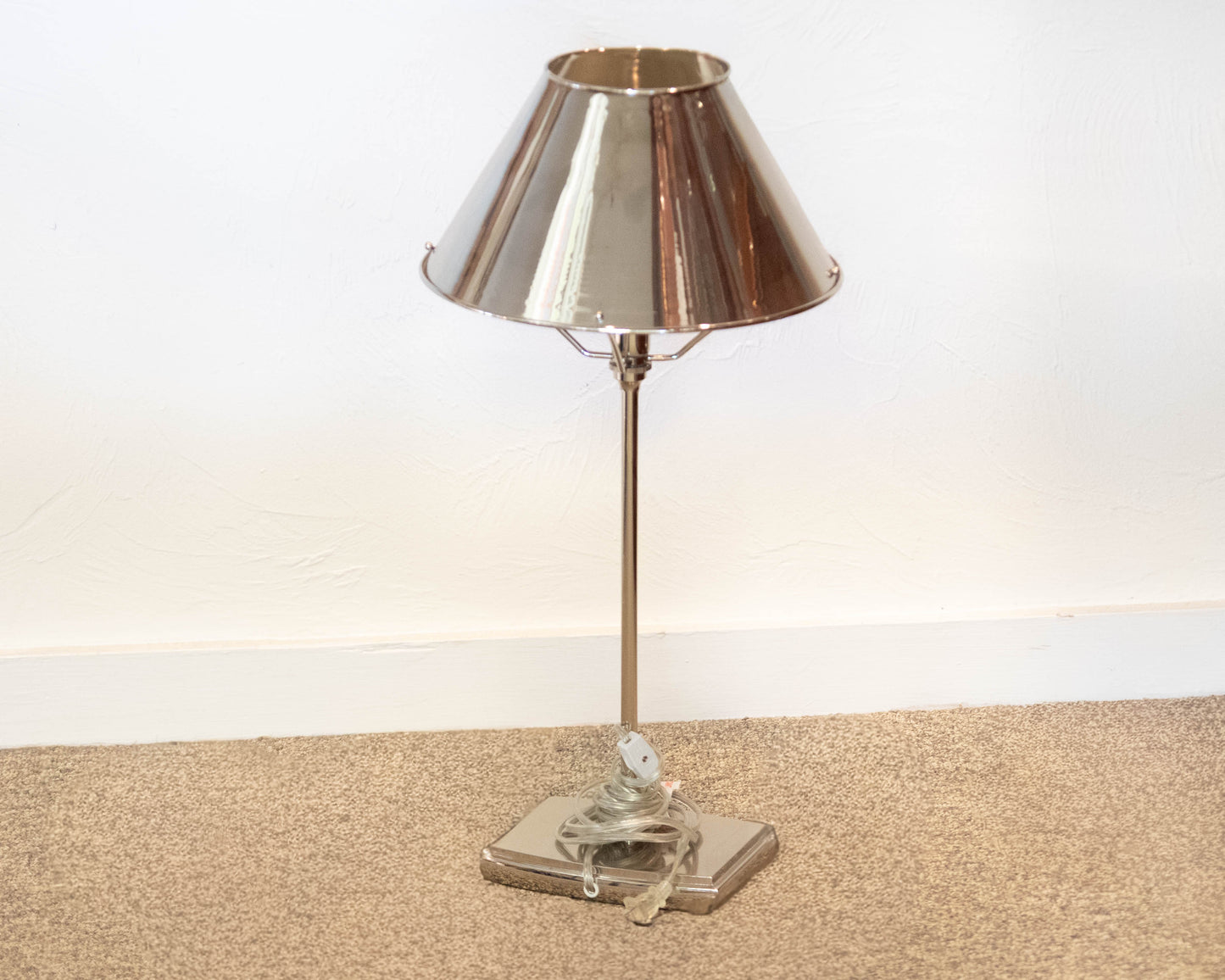 Ethan Allen Table Lamp in Polished Chrome