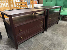 Pair of Crate & Barrel 'Keane' Nightstands
