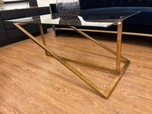 Contemporary Glass Top Cocktail Table