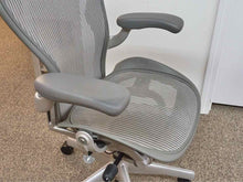 Herman Miller 'Aeron' Adjustable Grey  Office Chairs on Casters