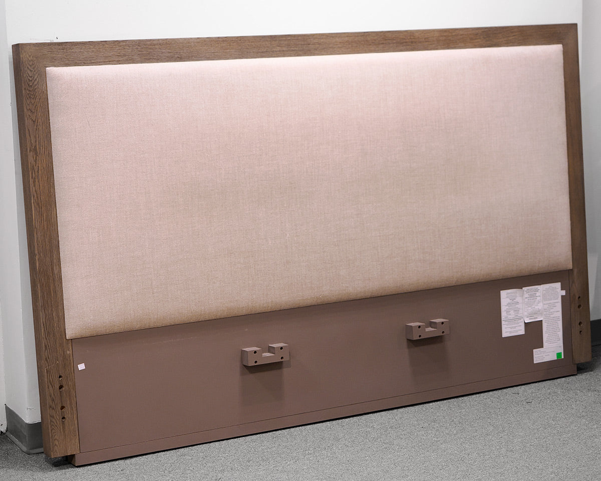 Restoration Hardware King Upholstered Bed Frame