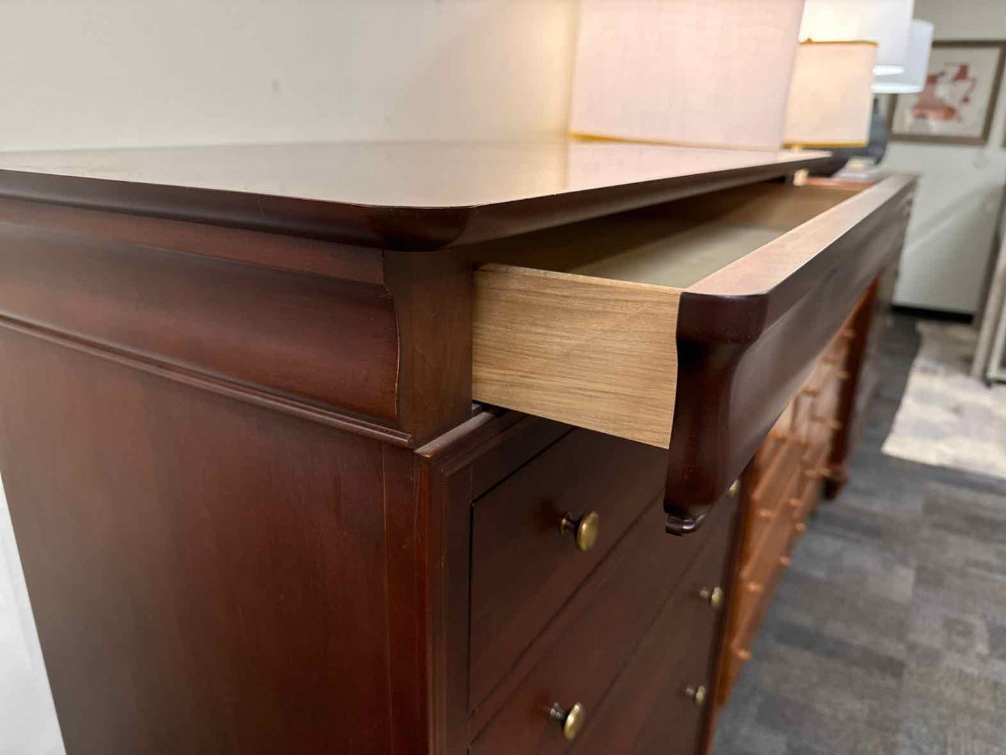 Cherry 7-Drawer Dresser