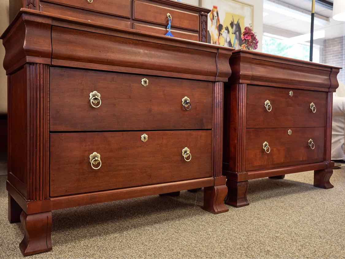 Pair of Ethan Allen British Classics Daryn Bedside Chests
