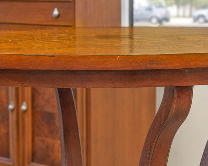 Arteriors Walnut Round Pedestal Table