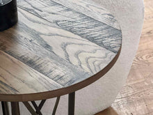 Rustic Round Side Table