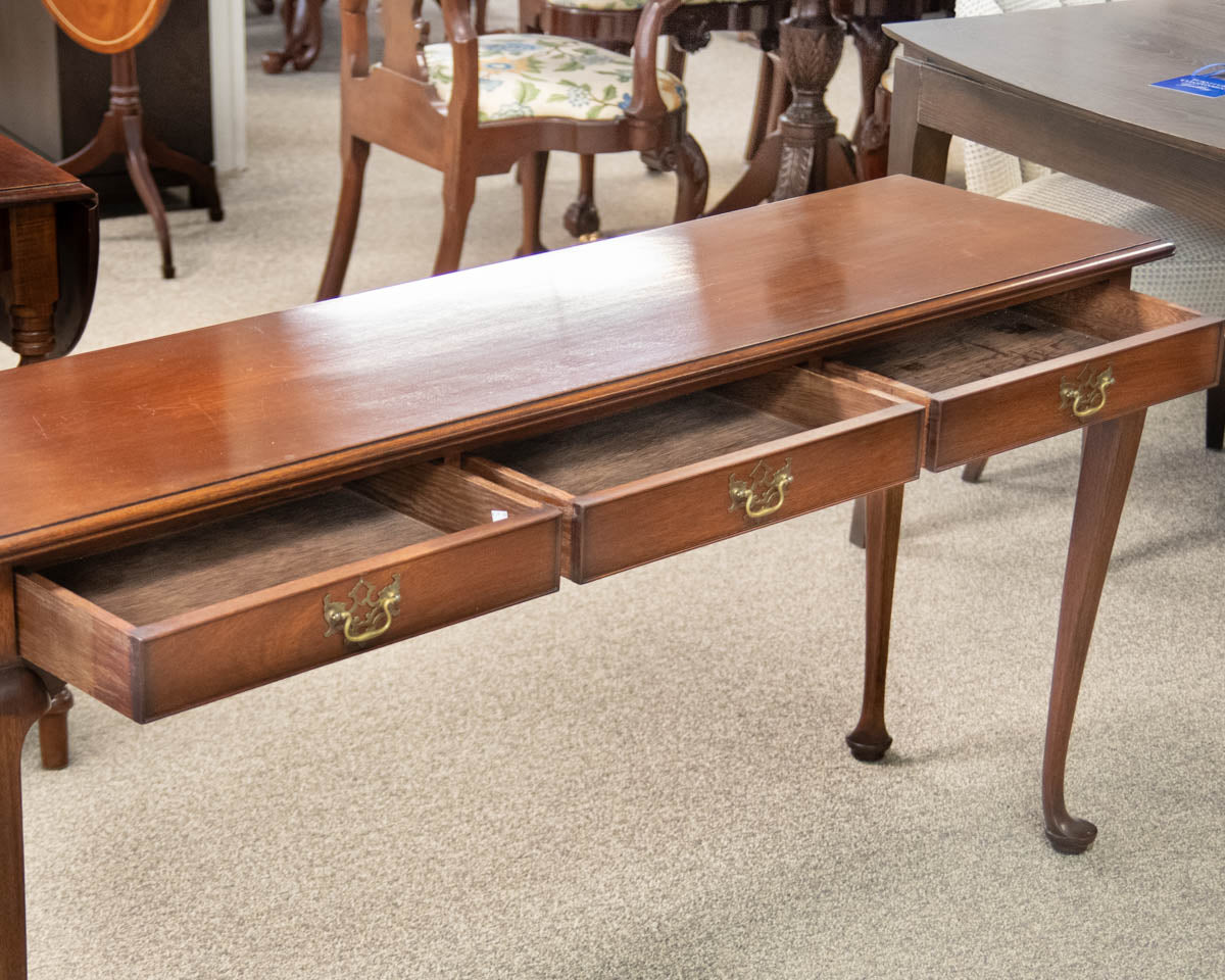 South Hampton Cherry Queen Anne Style Console