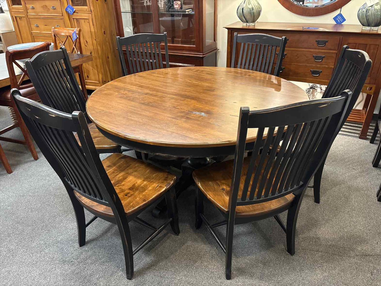Canadel 'Champlain ' Dining Set w/ 6 Chairs