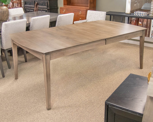 Gat Creek Sabin 84" Extension Dining Table in Maple Flannel Gray Finish