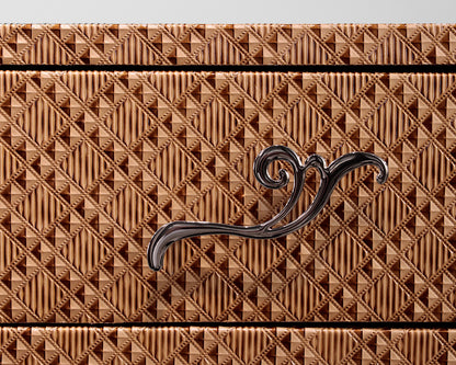 3-Drawer Wrapped Accent Chest