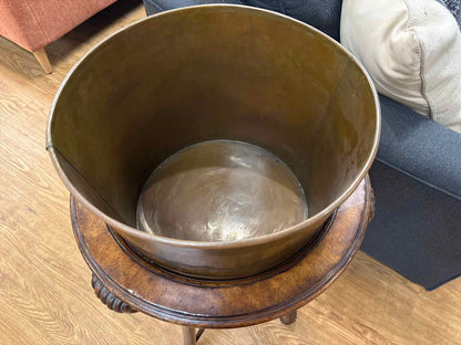 Bernadette Livingston Walnut Brass Jardiniere