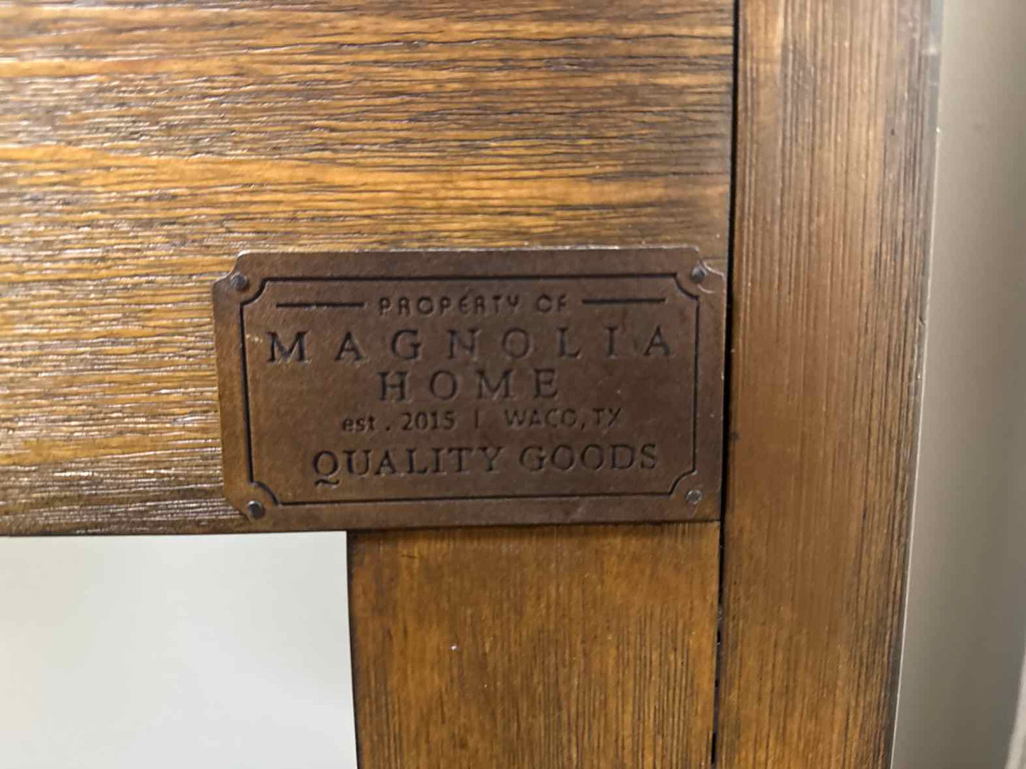 Magnolia Home Wood 'Framework' Queen Bed