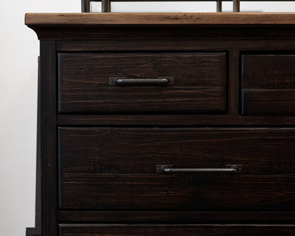 Kincaid Plank Road Westwood 9-Drawer Dresser and Mirror
