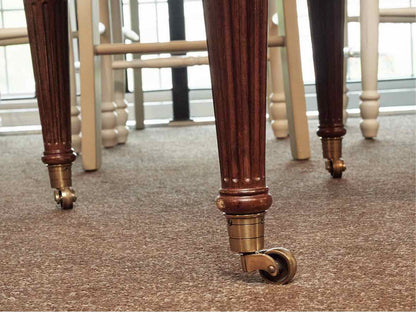 Ralph Lauren Mahogany  Side Table on Casters