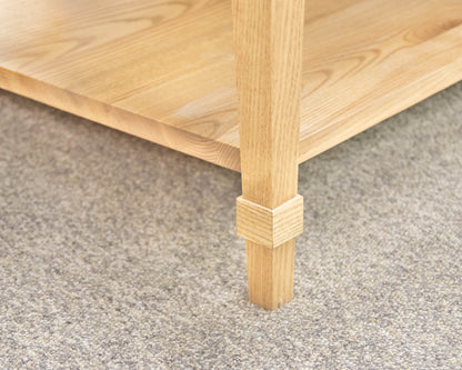 Gat Creek Ava 42" Cocktail Table in Ash Latte Finish
