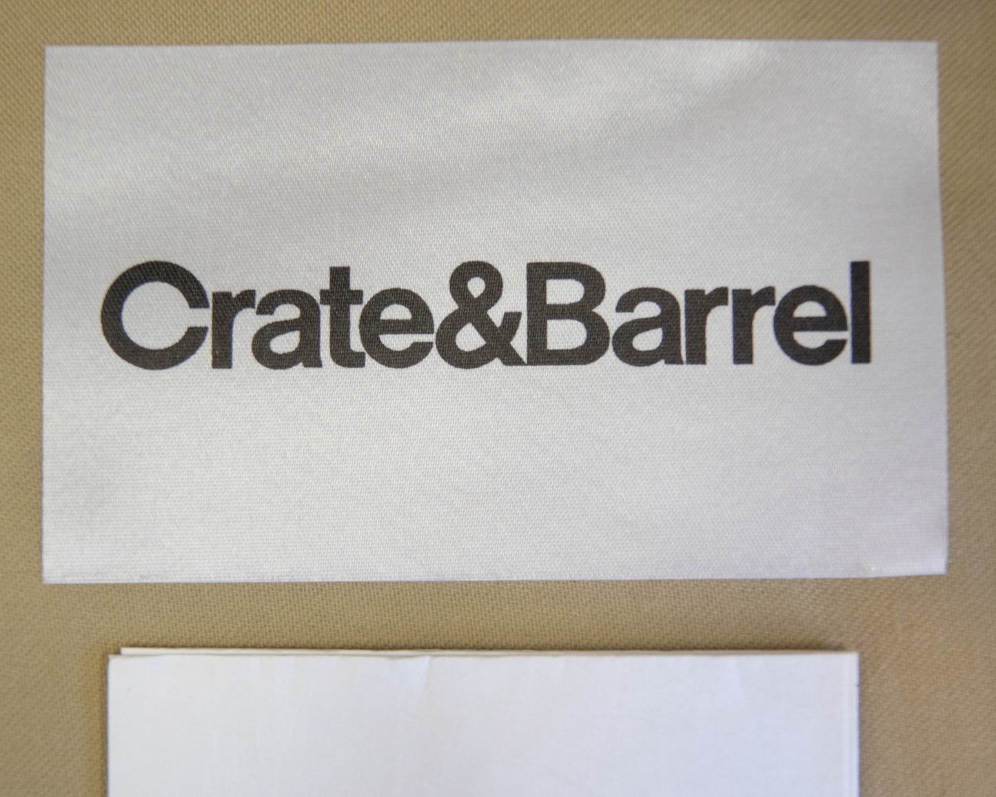 Pair of Crate & Barrel Wing Back Chairs with 'LaScala' Botanical Pattern
