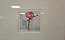 'Milk Bottle Floral C' in Champagne Frame