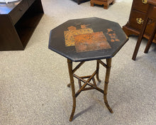 Octagonal Bamboo Side Table
