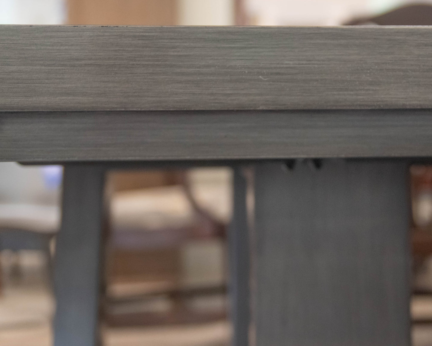 Old Biscayne Custom Extended Leaf Double Base Dining Table