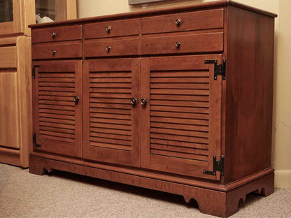 Ethan Allen Maple 2 Drawer 2 Door  Sideboard