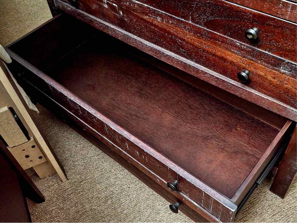 Rustic Plank 5 Drawer Chest