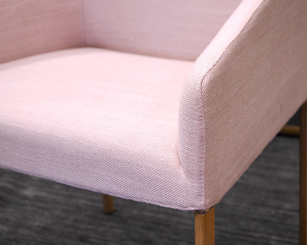 Arper 'Saari' Dust Pink Upholstered Accent Chair