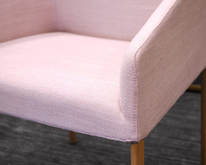 Arper 'Saari' Dust Pink Upholstered Accent Chair