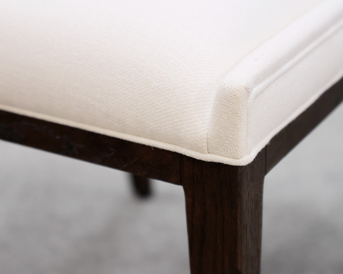 Set of 6 Restoration Hardware "Leigh" Upholstered Dining Chairs