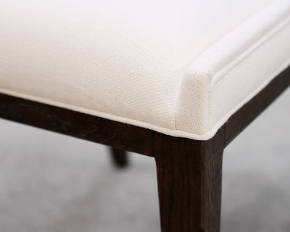 Set of 6 Restoration Hardware "Leigh" Upholstered Dining Chairs