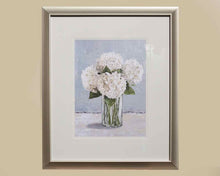 Framed Print: "Hydrangeas in Vase I"