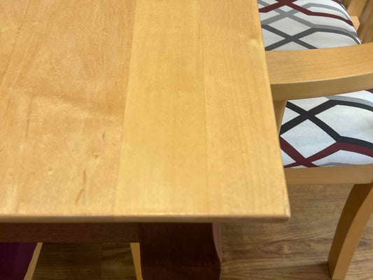 Canadel Two Tone Maple Dining Table w/ 8 Chairs
