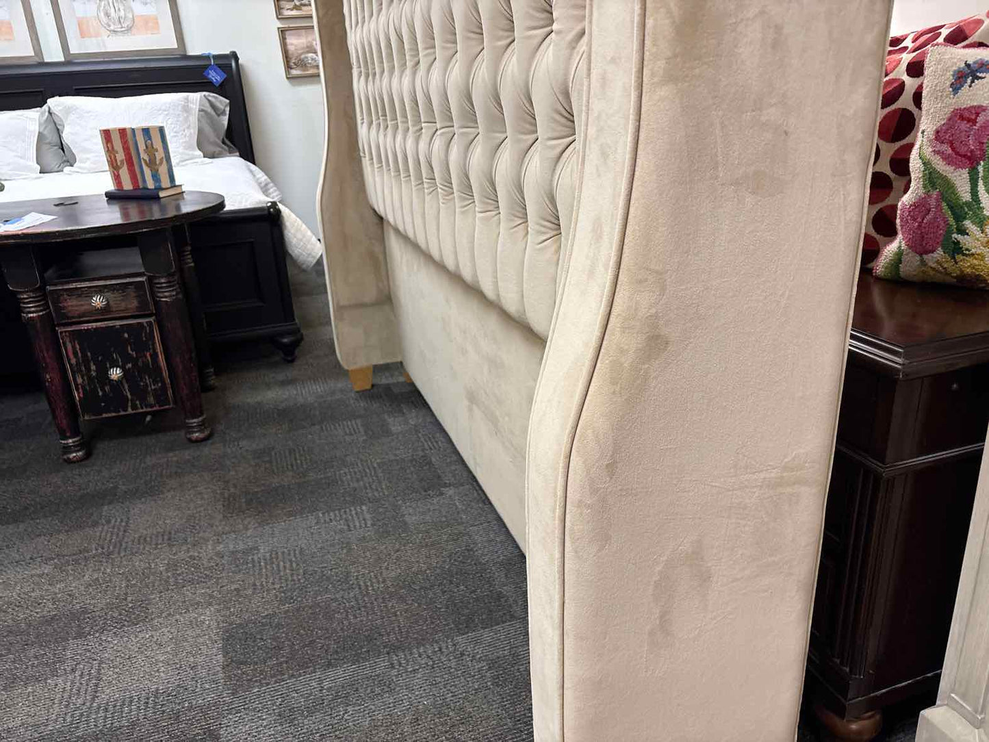 Fixtur-World Inc. 'Rockwell' Upholstered King Bed
