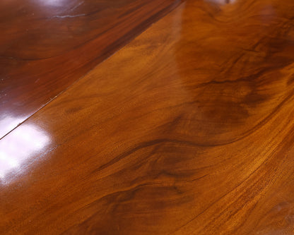 Baker Inlaid Dining Table With Two Leaves