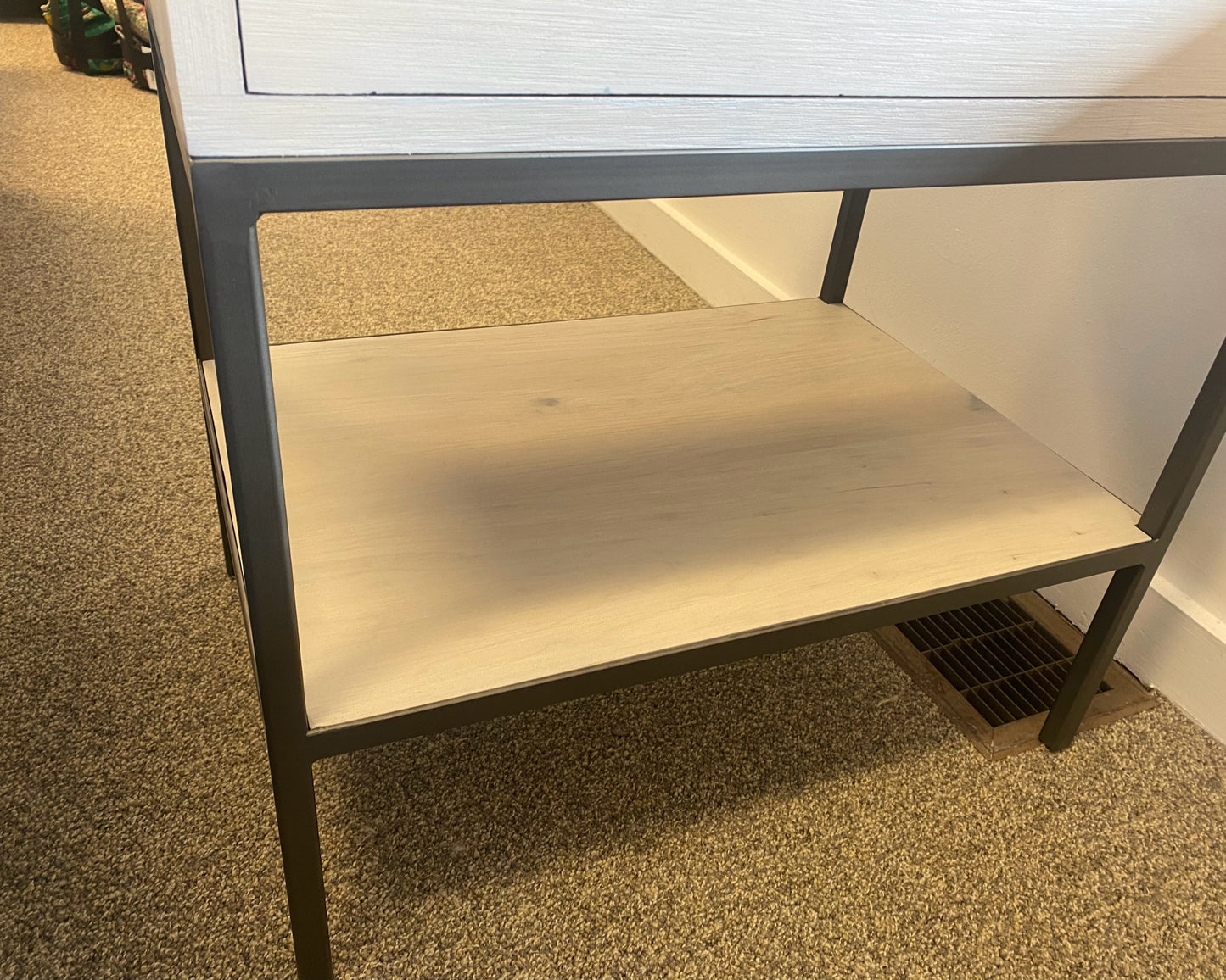 Four Hands 'Trey' Poplar Wood in Dove Finish with 1 Drawer Nightstand
