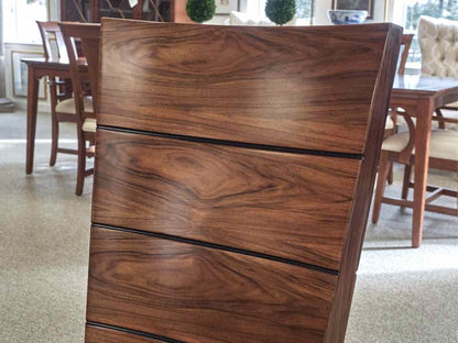 Set of 6 Giorgio Collection Art Deco Dining Chairs with Sunbrella Fabric Seats