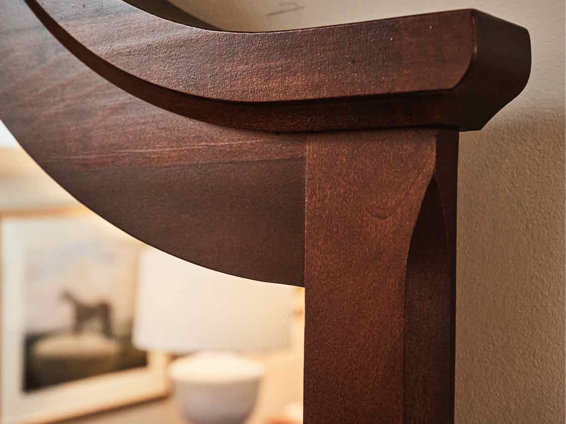 6 Drawer Dresser in Rich Cherry Finish w/ Matching Dresser Mirror