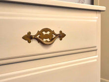 Nine Drawer Dresser in Cream Finish