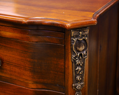 Mahogany Traditional Accent Side Table