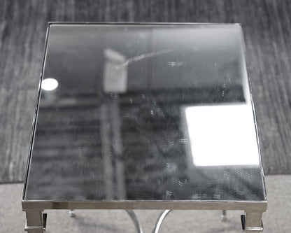 Pair of Mirrored End Tables