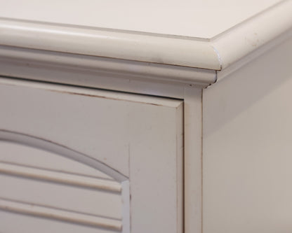 White Storage Console